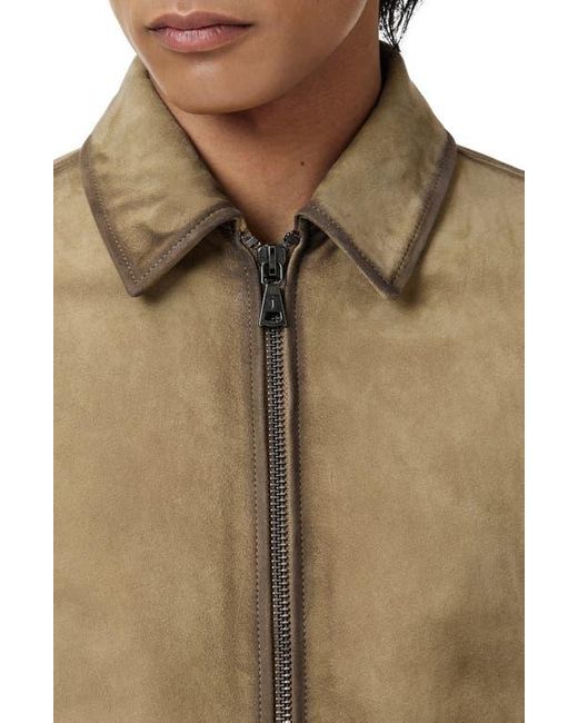 John Varvatos Natural Benjamin Suede Jacket for men