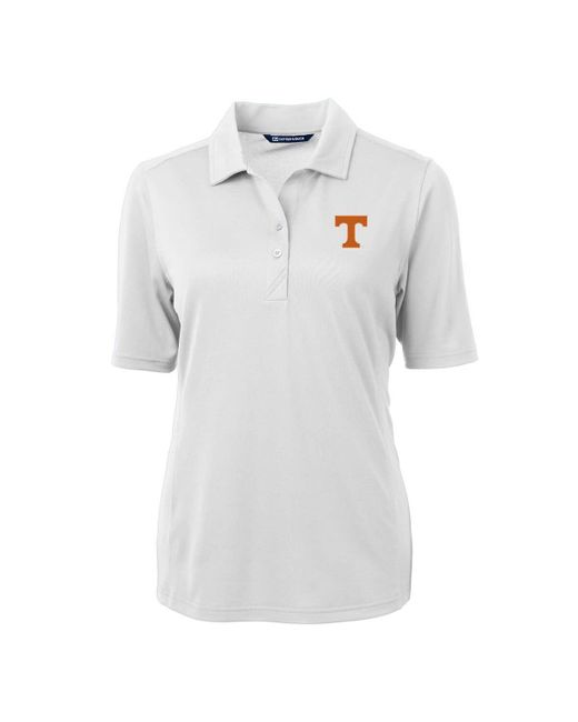 Cutter & Buck White Tennessee Volunteers Virtue Eco Pique Recycled Polo At Nordstrom