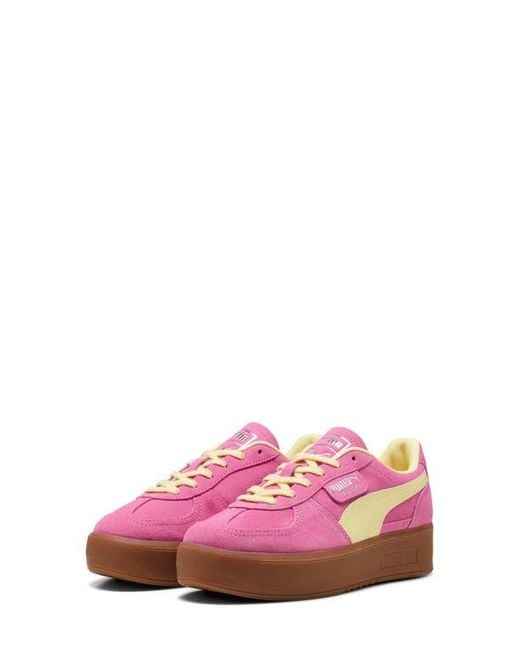 PUMA Pink Palermo Elevata Platform Sneaker