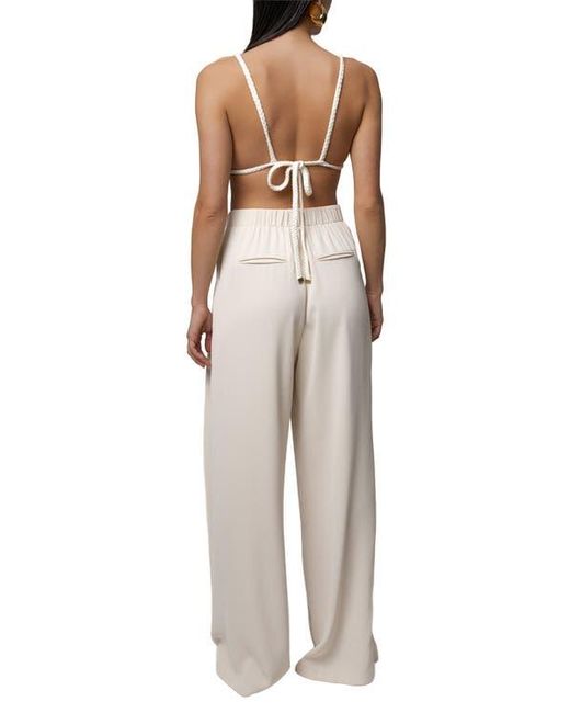 JLUXLABEL Brown Sofie Braided Top