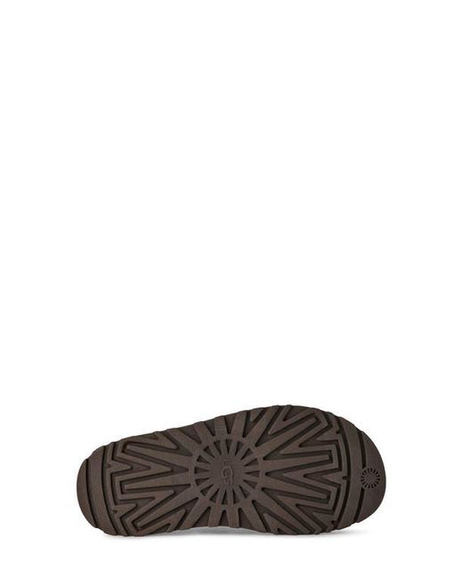 Ugg Brown Goldenglow Embossed Platform Sandal