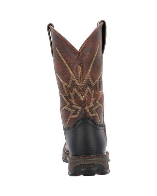 Durango Brown Ventilated Western Work Boot for men