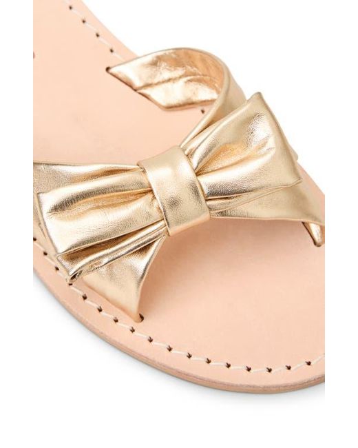Jack Rogers Pink Brightly Bow Slide Sandal