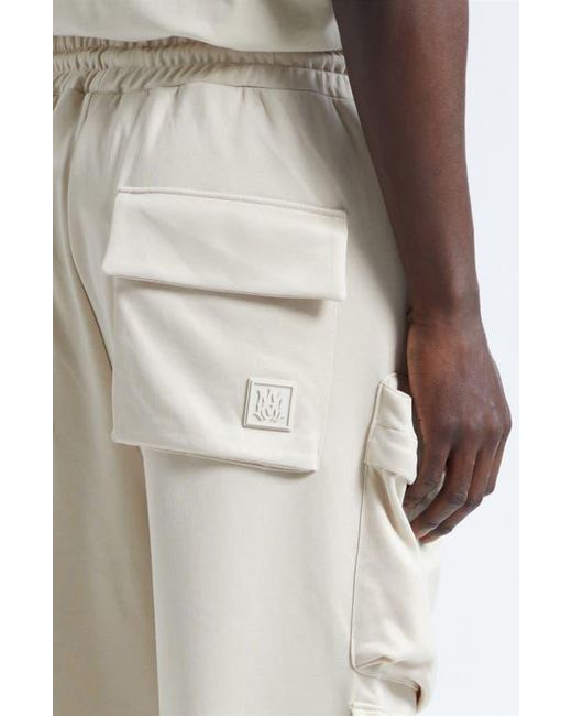 Amiri Natural Drawstring Cargo Pants for men