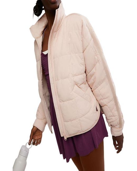 Free People Purple Fp Movement Pippa Packable Puffer Jacket