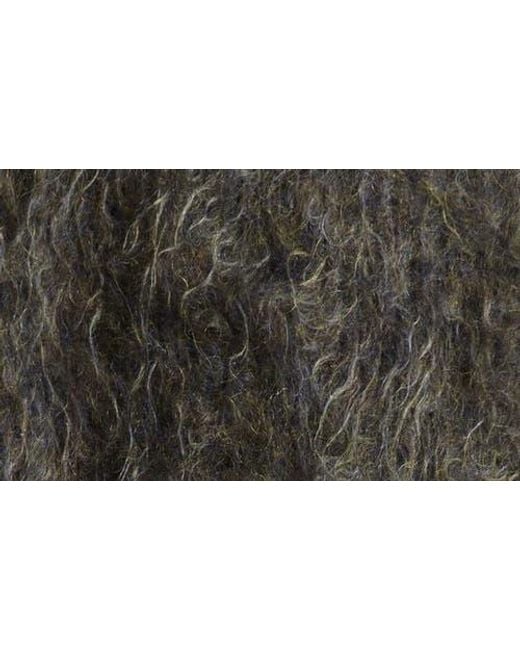 R13 Black Oversize Kid Mohair Blend Boyfriend Cardigan