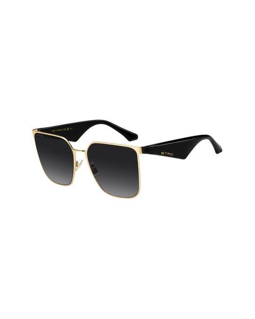 Etro Black 58Mm Gradient Square Sunglasses