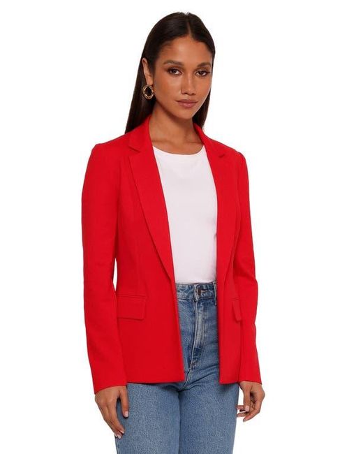 Petal & Pup Red Ronny Open Front Blazer