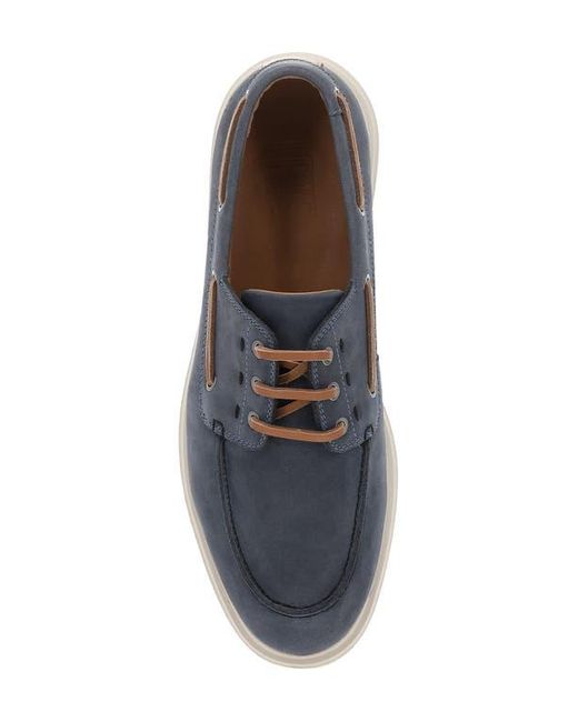 Frye Blue Connor Boat Shoe for men