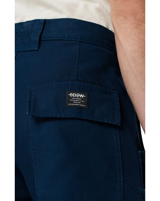 Hudson Jeans Achea Cotton Twill Cargo Pants in Blue for Men Lyst