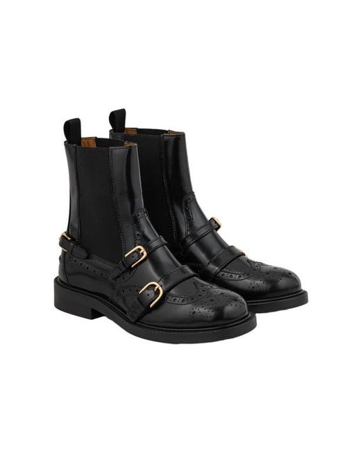 Sandro Black Chelsea Boots
