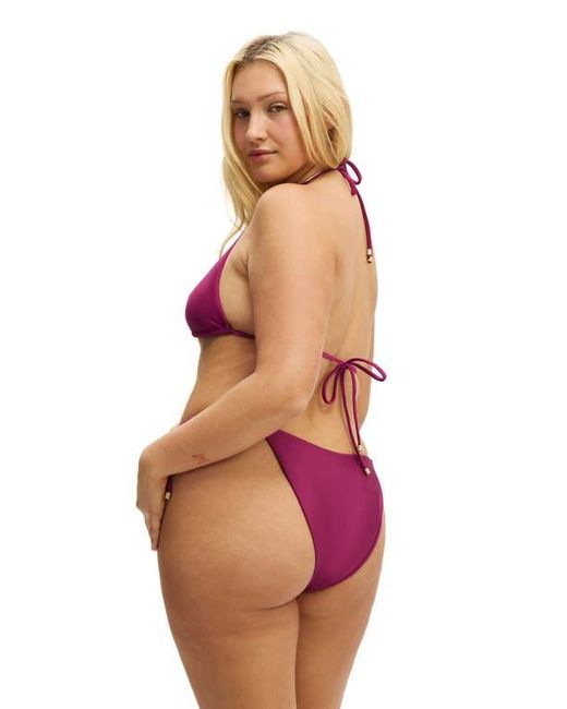 Cotton On Pink String Triangle Bikini Top