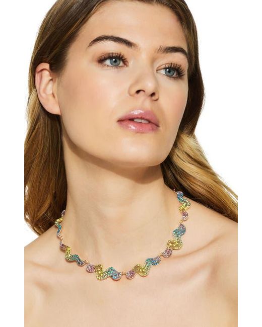 Kurt Geiger Metallic Wave Collar Necklace