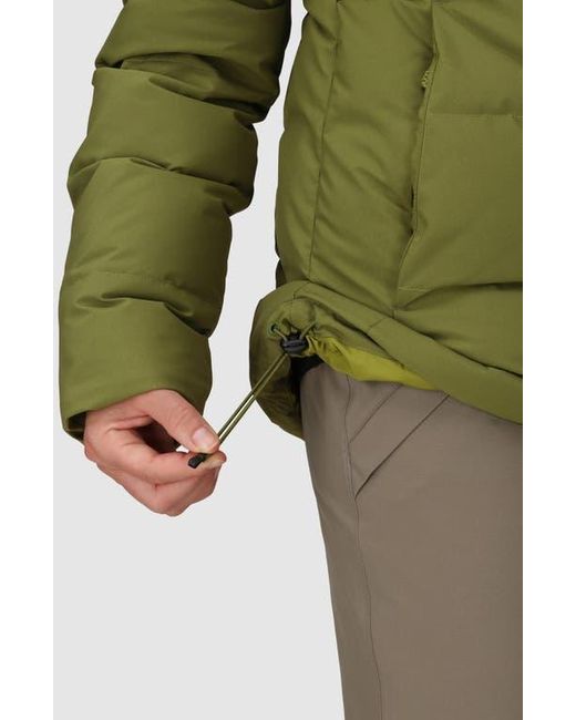Outdoor Research Green Snowcrew Down Jacket