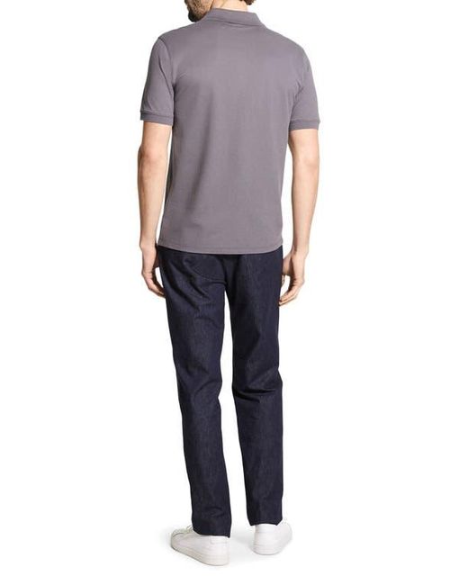 Theory Gray Precise Piqué Polo for men
