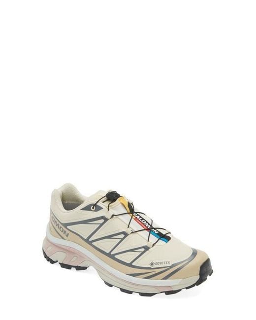 Salomon White Gender Inclusive Xt-6 Gore-Tex Waterproof Sneaker