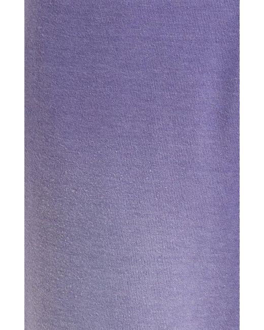 Aviator Nation Purple Wide Leg Pocket Sweatpants