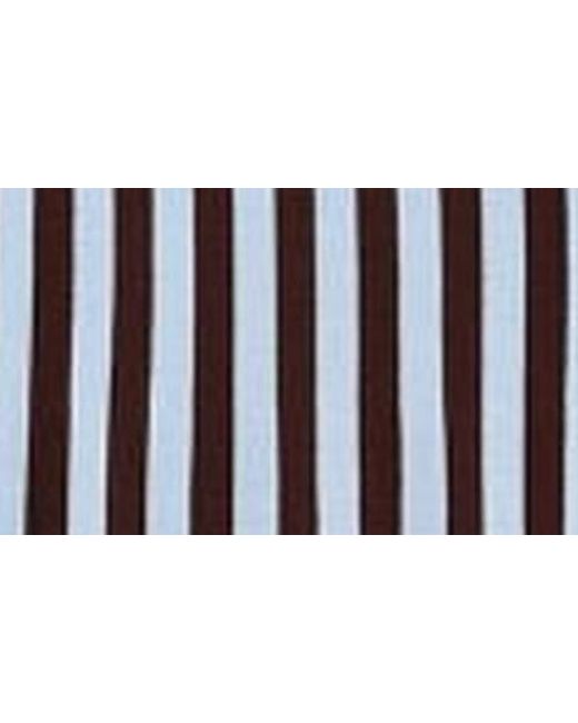 Solid & Striped White The Lucerne Mixed Stripe Knit Dress