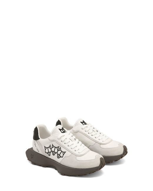 Naked Wolfe White Prime Leather Sneaker