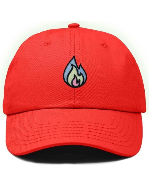 Alix Red Fire Dad Hat for men