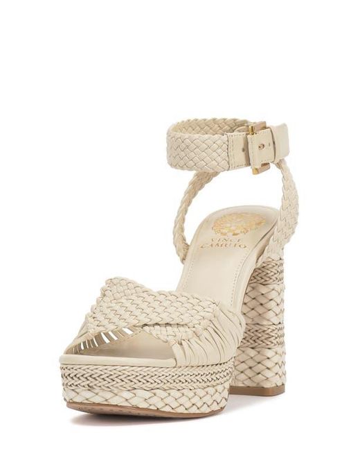 Vince Camuto Natural Pessa Ankle Strap Platform Sandal