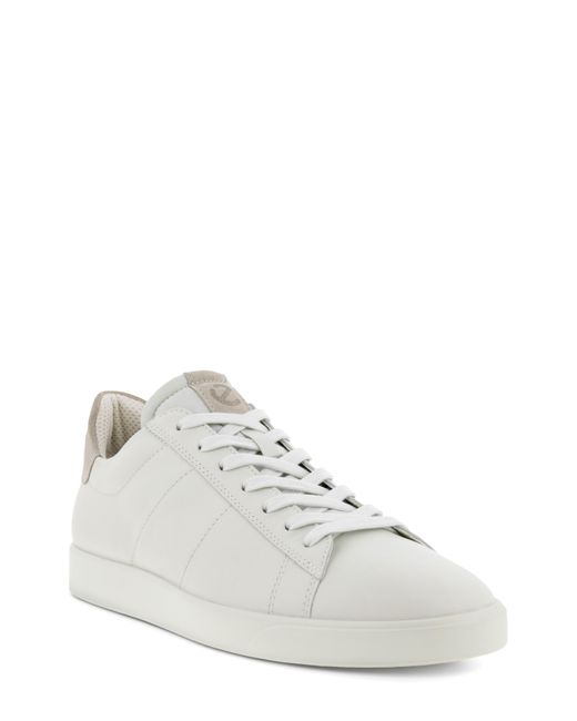 Ecco White Street Lite Retro Sneaker for men