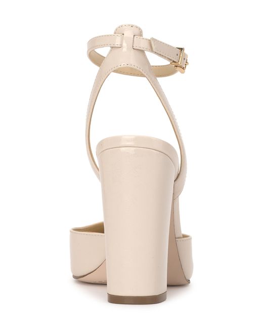 Jessica Simpson Natural Nazela Pointed Toe Ankle Strap Pump