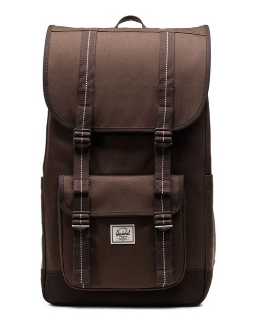 Herschel Supply Co. Brown Premium Little America Recycled Polyester Backpack