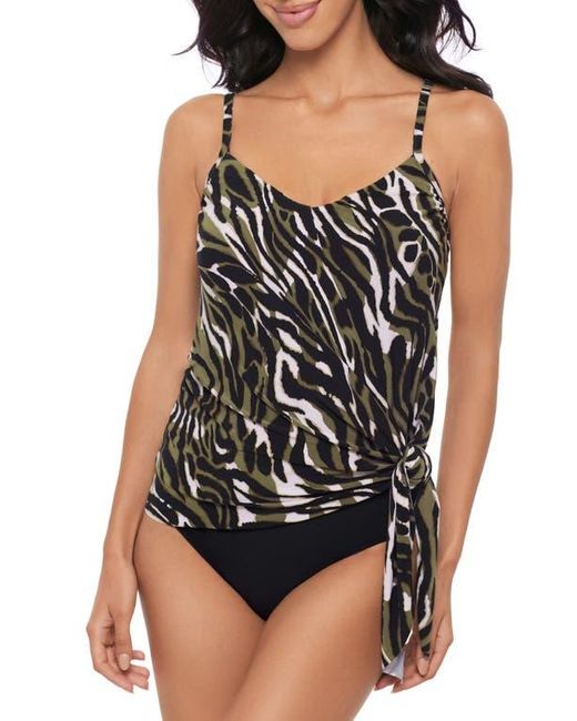 Magicsuitr Black Safari Sands Alex Tankini Top