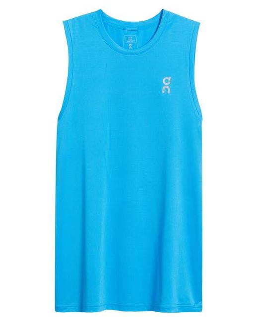 On Shoes Blue Core Running Tank for men