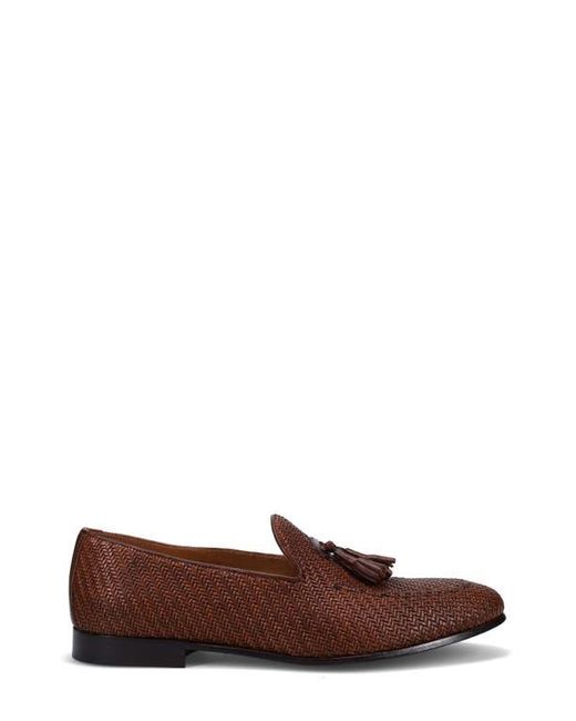 Ron White Brown Silas Water Resistant Tassel Loafer for men