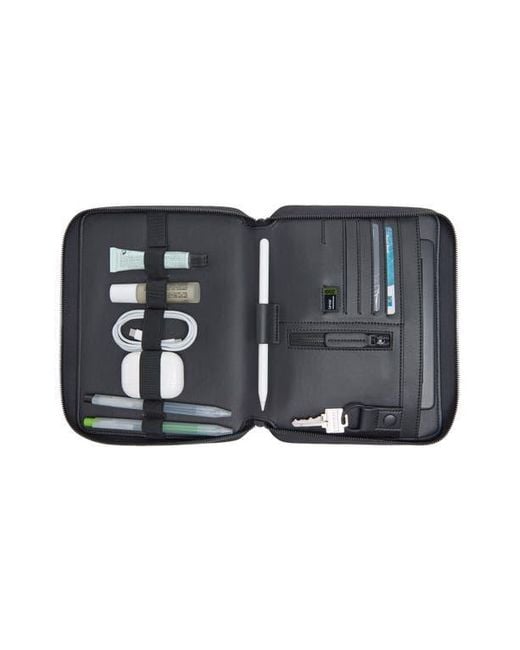 Monos Black Metro Zip Folio