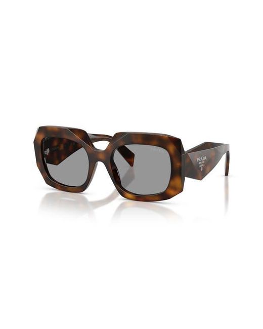 Prada Black 55Mm Square Sunglasses
