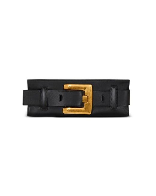 Balmain Black Anthem Clutch