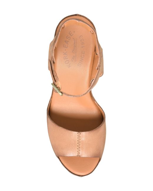 KorkEase Korkease Stasia Ankle Strap Platform Sandal in Pink Lyst