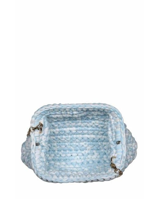 Moda Luxe Blue Raya Clutch