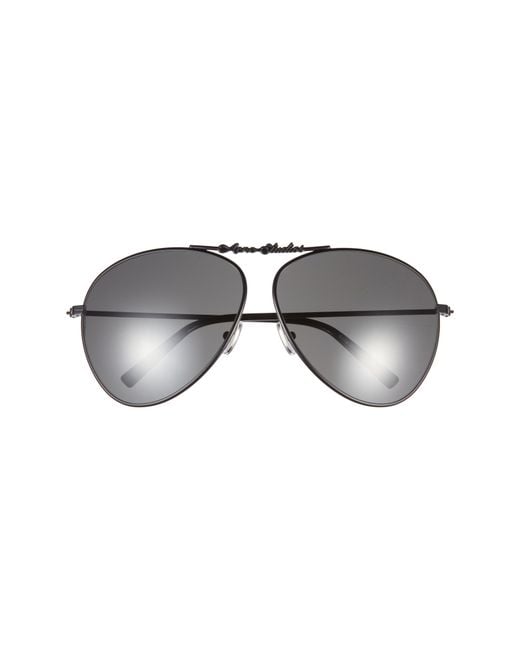 Acne Gray Ator Aviator Sunglasses