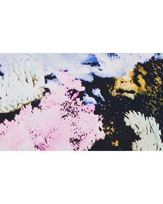 Desigual Blue Abstract Print Crewneck Sweater