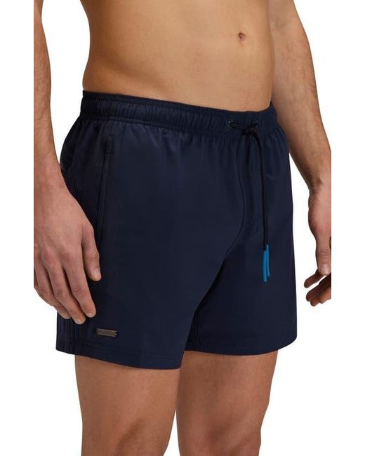 Sundek Blue Solid Swim Trunks for men