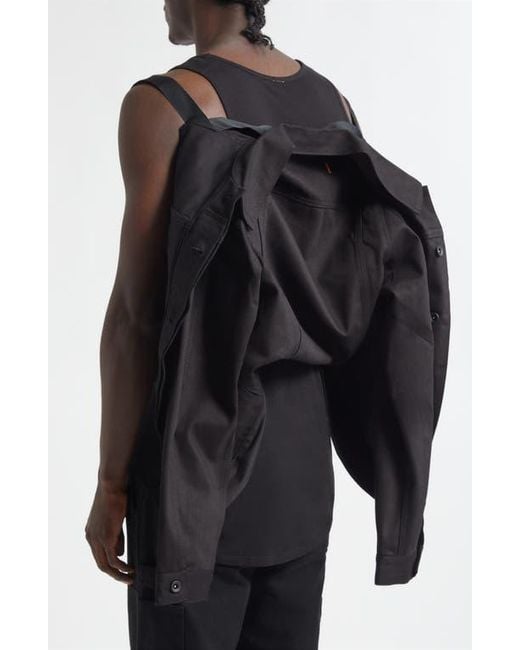 JKEEFER Black Jacob Taped Type 3 Trucker Jacket for men