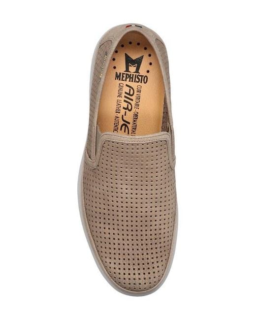 Mephisto Brown Tiago Perforated Loafer for men