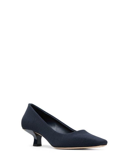 Donald J Pliner Blue Cristin Kitten Heel Pump