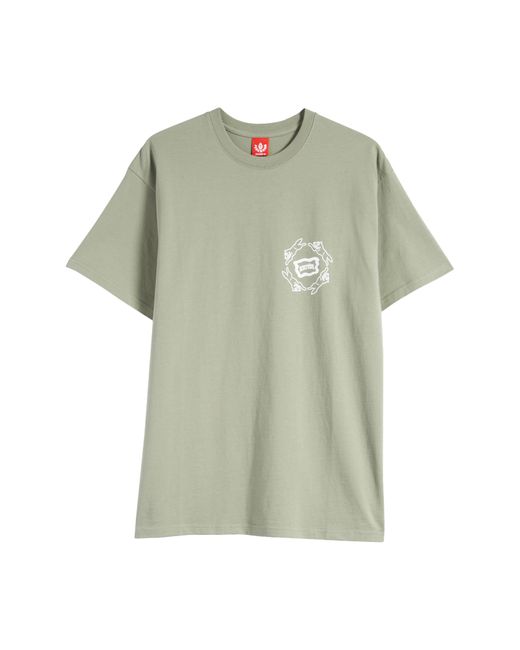 ICECREAM Green Dogs Cotton Graphic T-shirt for men