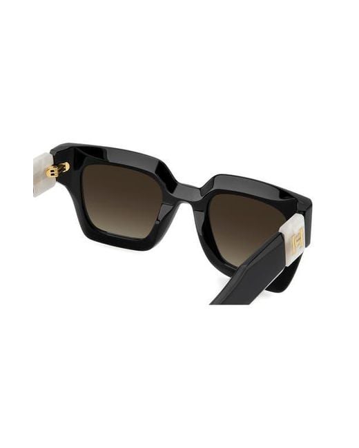 Carolina Herrera Black Her 49Mm Square Sunglasses