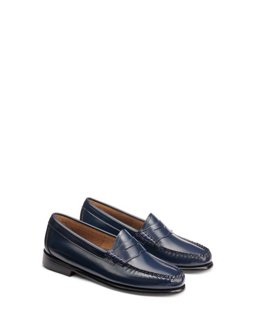 G.H.BASS Blue G. H.bass Whitney Leather Loafer