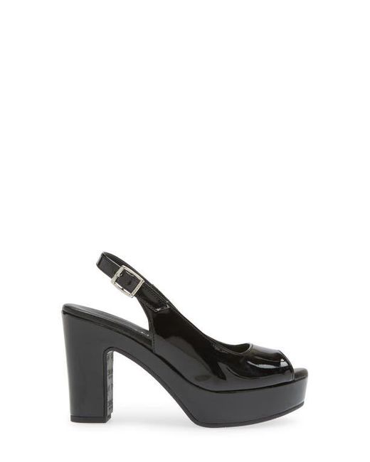 Cordani Black Tyler Peep Toe Slingback Pump