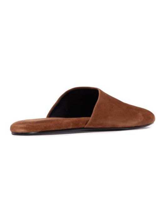 Black Suede Studio Brown Shiloh Mule