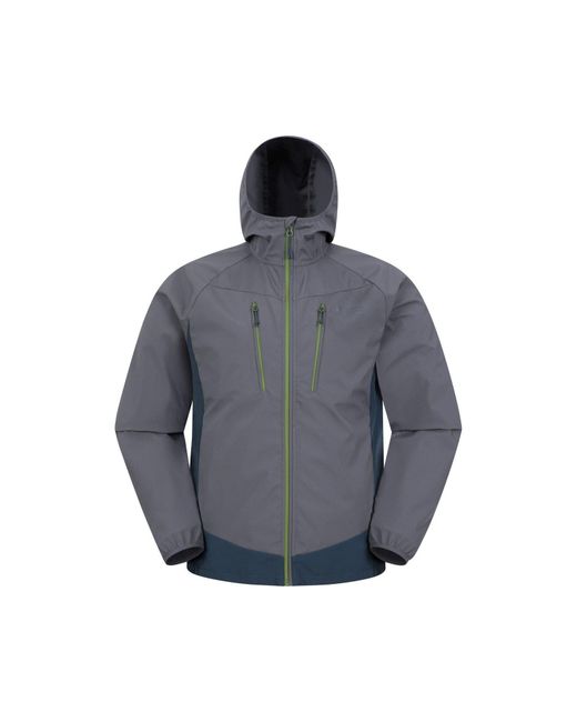 Mountain Warehouse Gray Ambit Lightweight Soft Shell Jacket for men