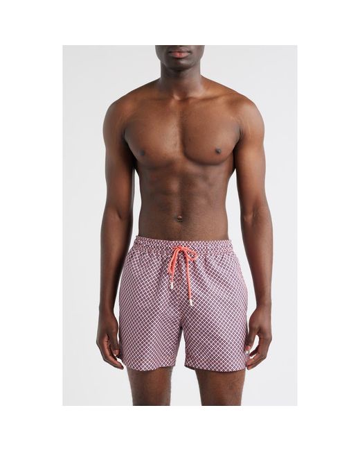 Boss Purple Vibe Swim Trunks for men