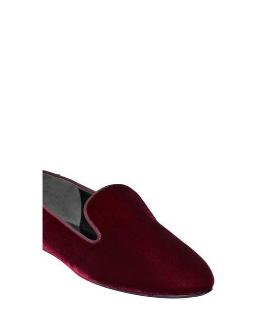 Tory Burch Red Smoking Slipper